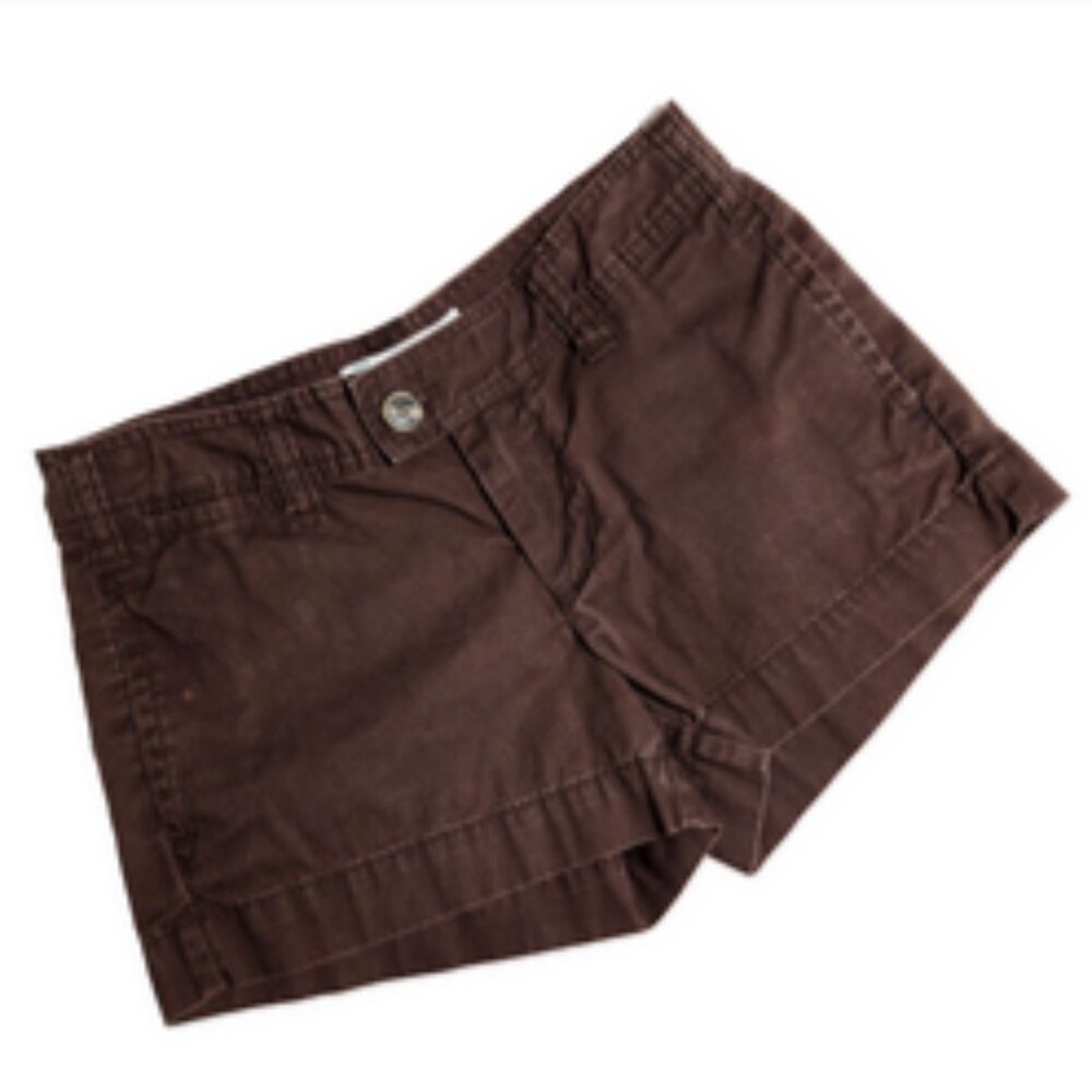 NWOT Gap Brown 100% Cotton Women's Chino Shorts Size 2